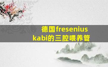 德国fresenius kabi的三腔喂养管